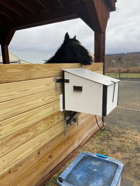 x5cd Automatic feeder installed
